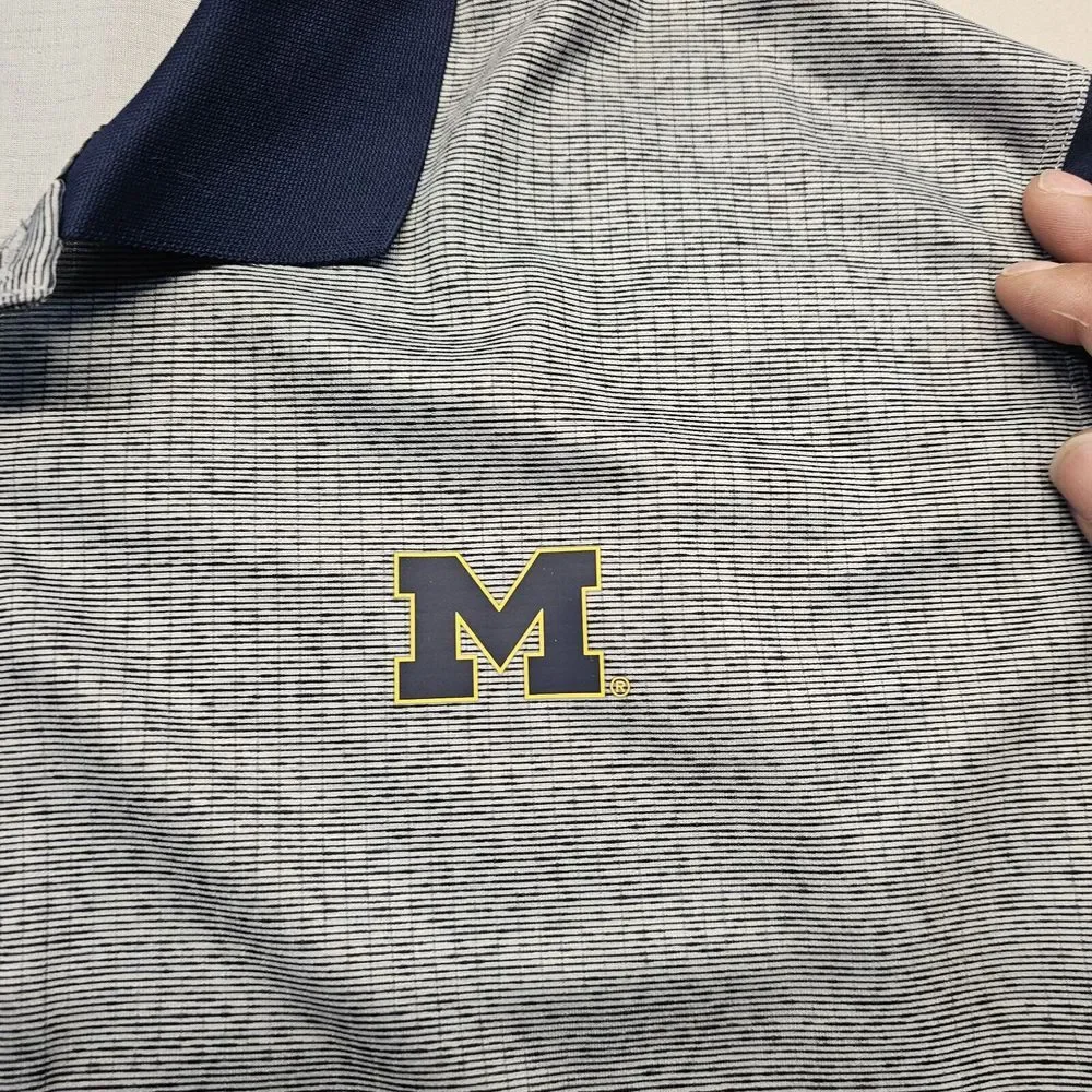 Nike‎ Dri Fit XXL University Of Michigan Polo